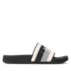 Klapki Kate Spade. Czarne klapki Kate Spade, bez wzorów, bez obcasa, bez zapięcia. Za 299.99 zł.