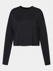 Athlecia Bluzka Offner W L/S Tee EA233340 Czarny Regular Fit. Czarne bluzki Athlecia, l, bez wzorów, z syntetyku, bez kołnierzyka, bez ramiączek. Za 119.99 zł.