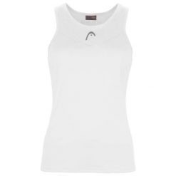 Damski tank top Head Easy Court. Białe topy Head, bez wzorów, z materiału, sportowe, bez kołnierzyka, bez ramiączek. Za 199.00 zł.