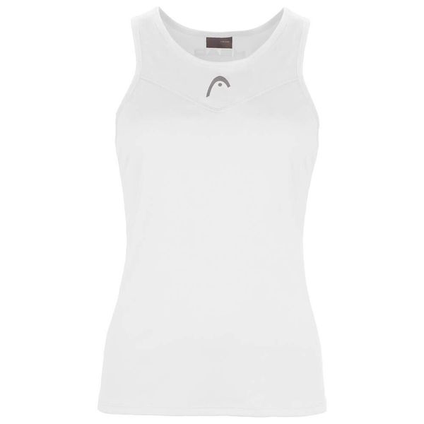 Damski tank top Head Easy Court. Białe topy Head, bez wzorów, z materiału, sportowe, bez kołnierzyka, bez ramiączek. Za 199.00 zł.
