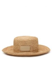 Emporio Armani Kapelusz EX000029 AF21415 U1054 Beżowy jasny. Brązowe kapelusze Emporio Armani, bez wzorów, z poliesteru. Za 759.99 zł.