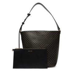 Torebka Calvin Klein. Czarne torebki klasyczne Calvin Klein, bez wzorów, klasyczne, bez dodatków. Za 529.99 zł.