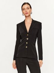 Pinko Marynarka Edvige 100259 A04I Czarny Regular Fit. Czarne marynarki i żakiety Pinko, bez wzorów, z syntetyku, bez ramiączek. Za 2,409.00 zł.