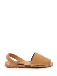 Grünland Sandały w kolorze beżowym rozmiar: 38. Brązowe sandały Grünland, bez wzorów, klasyczne, z otwartym noskiem, bez obcasa, bez zapięcia. Za 121.45 zł.