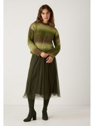 More & More Spódnica w kolorze ciemnozielonym rozmiar: 44. Zielone spódnice More & More, bez wzorów, midi. Za 157.35 zł.