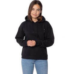 Bluza damska Protest Prtkaikoura. Czarne bluzy Protest, bez wzorów, bez ramiączek, bez kaptura. Za 289.99 zł.