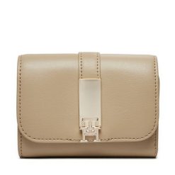 Mały Portfel Damski Tommy Hilfiger. Brązowe portfele Tommy Hilfiger, bez wzorów. Za 179.99 zł.