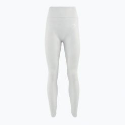 Legginsy treningowe damskie Gymshark Vital Rise. Szare legginsy Gymshark, bez wzorów, sportowe. Za 149.99 zł.