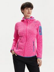 CMP Bluza 3H19826 Różowy Regular Fit. Czerwone bluzy bez kaptura CMP, bez wzorów, z syntetyku, bez kaptura. Za 239.99 zł.