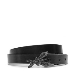 Pasek Damski Patrizia Pepe. Czarne paski Patrizia Pepe, bez wzorów. Za 359.99 zł.