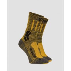 Skarpety trekkingowe X-Socks Trek X Merino 4.0. Żółte skarpetki X-Socks, bez wzorów. W wyprzedaży za 144.00 zł.
