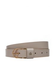 Calvin Klein Pasek Damski Ck Metal Loop Round Buckle 25Mm LV04F7039G Brązowy. Brązowe paski Calvin Klein, bez wzorów, ze skóry. Za 219.99 zł.