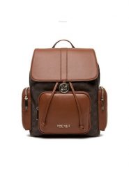Nine West Plecak CEO-NEVADA-LDA8272 Brązowy. Brązowe plecaki Nine West, bez wzorów, z materiału, bez dodatków. Za 269.99 zł.