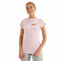 Koszulka fitness damska Ellesse Hayes. Czerwone t-shirty sportowe Ellesse, xs, bez wzorów, bez ramiączek, na fitness i siłownię. W wyprzedaży za 107.55 zł.