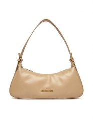 LOVE MOSCHINO Torebka JC4390PP0OKO0209 Beżowy. Brązowe torebki klasyczne Love Moschino, bez wzorów, ze skóry, bez dodatków. Za 560.99 zł.