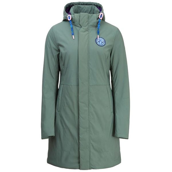 Płaszcz damski Silvini Montesa. Niebieskie płaszcze Silvini, xl, bez wzorów, z elastanu, klasyczne, bez kaptura. Za 836.00 zł.
