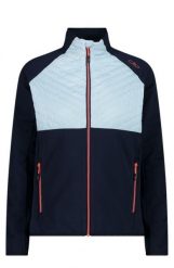 Kurtka hybrydowa dla kobiet do wędrówek CMP. Czarne kurtki Campagnolo, s, bez wzorów, bez kaptura. Za 315.40 zł.