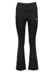 Adidas Legginsy "Flared" w kolorze czarnym rozmiar: 34. Czarne legginsy adidas, bez wzorów, z bawełny. Za 105.38 zł.