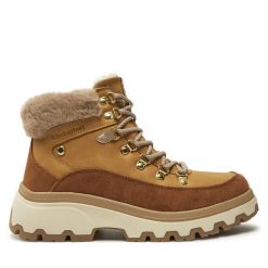 Śniegowce Kimberfeel. Brązowe śniegowce Kimberfeel, bez wzorów, bez zapięcia. Za 449.99 zł.