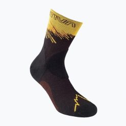Skarpety La Sportiva Ultra Running. Czarne skarpetki La Sportiva, z aplikacjami, z elastanu. Za 99.99 zł.