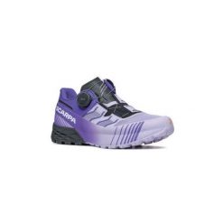 Buty trailowe damskie Scarpa Ribelle Run Kalibra HT. Fioletowe buty do biegania Scarpa, bez wzorów, z mikrofibry, bez zapięcia, do biegania. Za 516.99 zł.