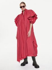 MMC Studio Sukienka codzienna Ilo Czerwony Relaxed Fit. Czerwone sukienki MMC STUDIO, na co dzień, bez wzorów, z syntetyku, bez kołnierzyka, bez ramiączek, proste. Za 1,369.00 zł.
