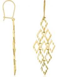 L instant d Or Złote kolczyki "Crazy" rozmiar: onesize. Żółte kolczyki L instant d Or, złote. Za 848.50 zł.