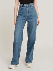 G-Star Dżinsy "Deck 2.0" - Loose fit - w kolorze niebieskim rozmiar: W33/L32. Niebieskie jeansy G-Star, l, z aplikacjami, ze skóry, klasyczne, z podwyższonym stanem. Za 190.97 zł.