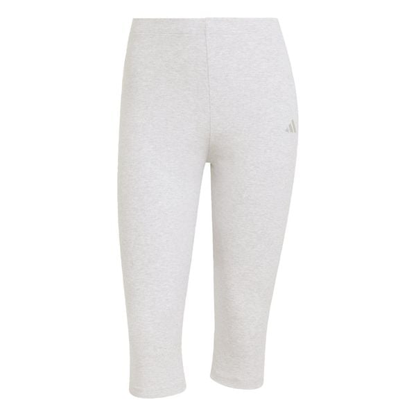 Legginsy Seasonal Essentials Rib Capri. Szare legginsy adidas, bez wzorów, z dzianiny, sportowe. Za 149.00 zł.
