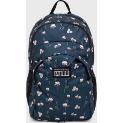 Puma plecak damski kolor granatowy duży. Niebieskie plecaki Puma, bez wzorów, bez dodatków. Za 169.99 zł.