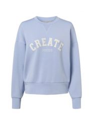 MOS MOSH Bluza - MMCELLI Kobiety Sztuczne włókno niebieski|biały, XS. Białe bluzy Mos Mosh, xs, bez wzorów, z włókna, bez kaptura. Za 379.95 zł.