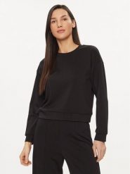 United Colors Of Benetton Bluza 3UNN3M05L Czarny Relaxed Fit. Czarne bluzy United Colors Of Benetton, l, bez wzorów, z syntetyku, bez kaptura. Za 119.99 zł.