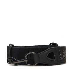 Wymienny pasek do torebki LOVE MOSCHINO. Czarne paski Love Moschino, bez wzorów. Za 339.99 zł.