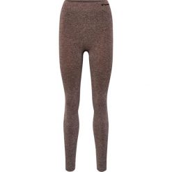 Damskie legginsy bezszwowe Hummel. Brązowe legginsy Hummel, bez wzorów, sportowe. Za 167.50 zł.