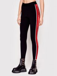 Ermanno Firenze Legginsy D40EM024EH9 Czarny Slim Fit. Czarne legginsy Ermanno Firenze, bez wzorów, z syntetyku. Za 1,449.00 zł.
