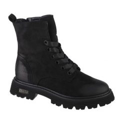 Buty Big Star Hiking Boots W KK274503 czarne. Czarne botki BIG STAR, z gumy, bez zapięcia. Za 330.53 zł.