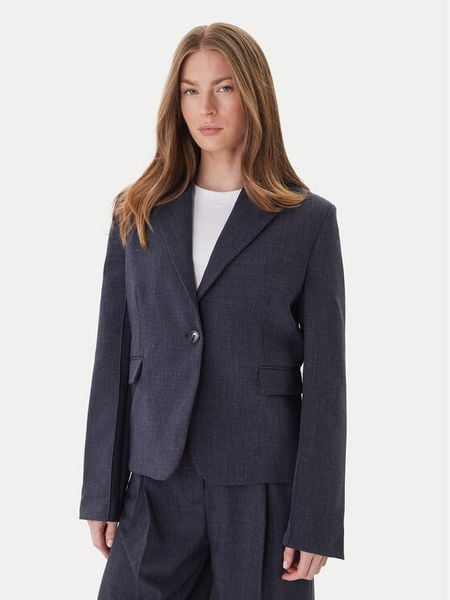 ViCOLO Marynarka TF0203 Granatowy Regular Fit. Niebieskie marynarki i żakiety ViCOLO, m, bez wzorów, z syntetyku, bez ramiączek. Za 449.99 zł.