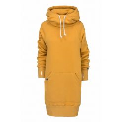 Bluza sportowa z kapturem damska DEEP TRIP Luzak. Żółte bluzy z kapturem DEEP TRIP, l, bez wzorów, z bawełny, z kapturem. Za 369.00 zł.