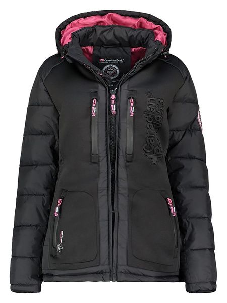 Canadian Peak Kurtka pikowana "Beachweak" w kolorze czarnym rozmiar: L. Czarne kurtki Canadian Peak, l, bez wzorów, bez kaptura. Za 267.29 zł.