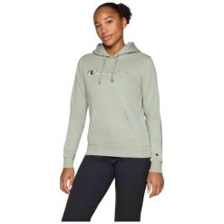 Bluza damska Champion Hooded Sweatshirt. Zielone bluzy Champion, bez wzorów, bez ramiączek, bez kaptura. Za 203.99 zł.