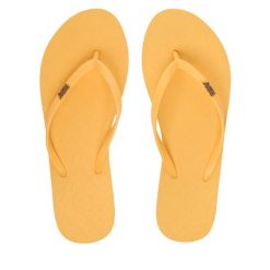 Japonki Roxy. Żółte japonki Roxy, bez wzorów, sportowe. Za 69.99 zł.