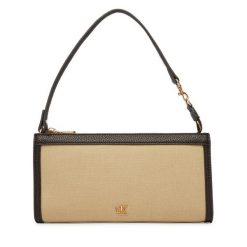 Torebka Calvin Klein. Brązowe torebki klasyczne Calvin Klein, bez wzorów, klasyczne, bez dodatków. Za 369.99 zł.