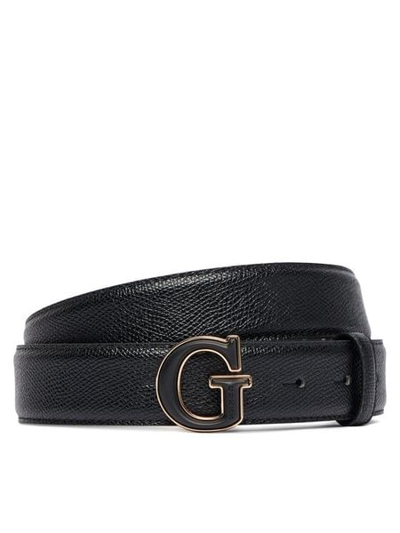 Guess Pasek Damski 180147 Czarny. Czarne paski Guess, z aplikacjami, ze skóry. Za 154.99 zł.