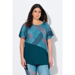 Damskie Bluzka funkcyjna oversize rękaw 1/2. Niebieskie t-shirty sportowe Ulla Popken, plus size, bez wzorów, z elastanu, bez ramiączek. W wyprzedaży za 159.99 zł.