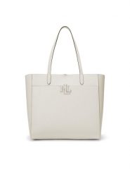 LAUREN RALPH LAUREN Torebka 431960183003 Biały. Białe shopper bag Lauren Ralph Lauren, bez wzorów, ze skóry, bez dodatków. Za 1,029.00 zł.