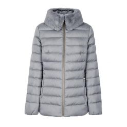 Kurtka GEOX W BETTANIE Niebieski. Niebieskie kurtki Geox, bez wzorów, z tkaniny, bez kaptura. Za 613.99 zł.