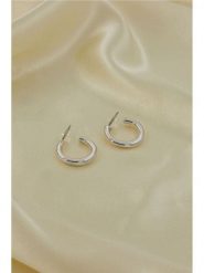 Heliophilia Kolczyki-półkreole rozmiar: onesize. Szare kolczyki Heliophilia, metalowe. Za 21.99 zł.