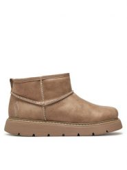 Skechers Śniegowce Keepsakes Lite 169018/TPE Brązowy. Brązowe śniegowce Skechers, bez wzorów, ze skóry, bez zapięcia. Za 269.99 zł.