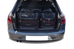Torby Do Bagażnika Seat Exeo St 2009-2013 5Szt Kjust. Czarne torby podróżne KJUST, bez wzorów, z kauczuku. Za 1,491.00 zł.