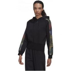 Bluza adidas Allover Print Hoodie W HI0028, Rozmiar: S. Bluzy adidas, s, bez wzorów, bez ramiączek, bez kaptura. Za 285.60 zł.